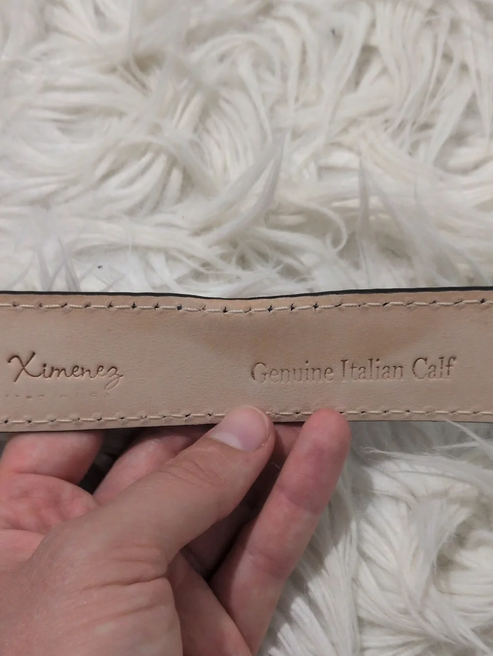 Roger Ximenez Genuine Italian Calf Belt